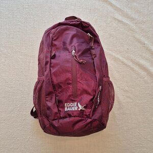 Eddie Bauer Stowaway Backpack 20L in Burgundy
